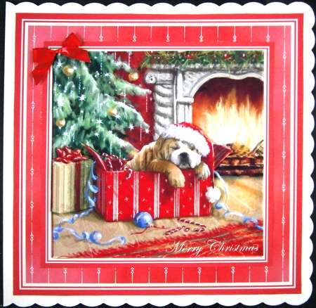 Gold Foil Striped Ornament by Linda Short