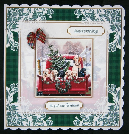 We just love Christmas Topper 2 by Linda Short