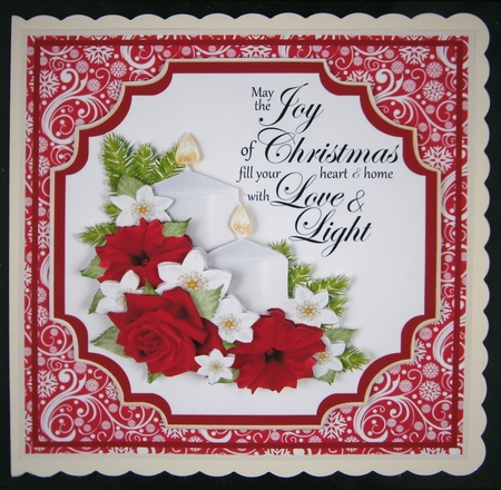 May The Joy Of Christmas - 8x8 Mini Kit by Linda Short