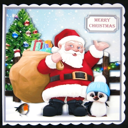 Santa and friends by Linda Short