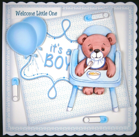 New baby BOY   Mini  Kit by Linda Short