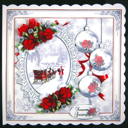 Bumper Kit of 5 Scenic Christmas Mini Page Kits by Linda Short