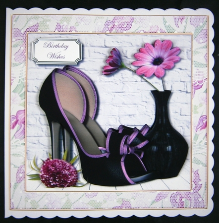 Shoes and flowers by Linda Short