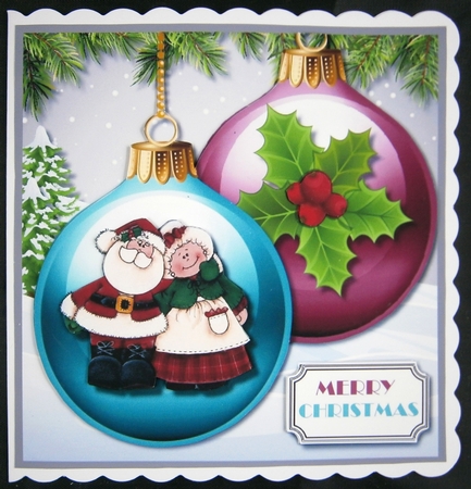 Christmas Baubles by Linda Short