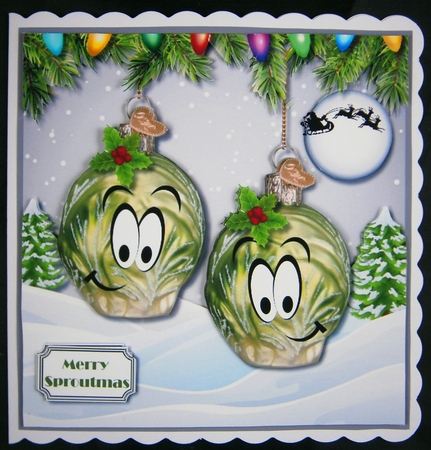 Brussel sprout baubles by Linda Short