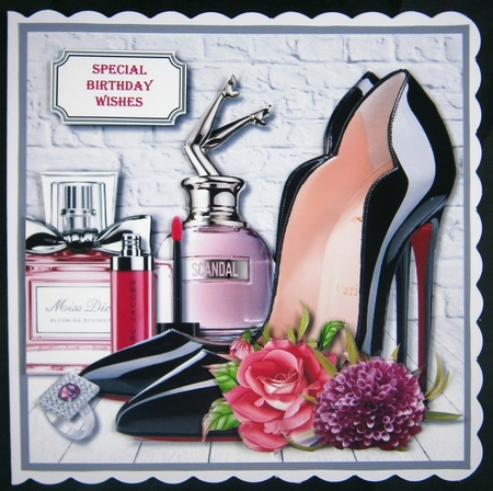 Shoes and perfume by Linda Short