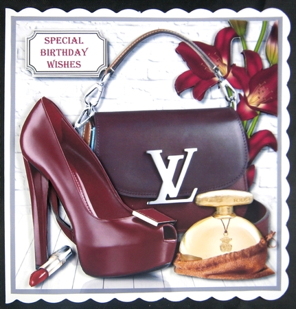 Burgundy accessories by Linda Short