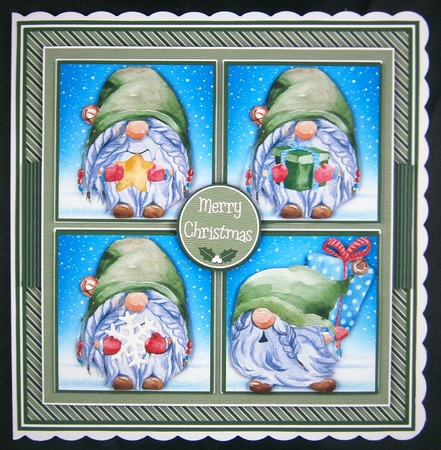 Gnome Christmas Mini Kit by Linda Short