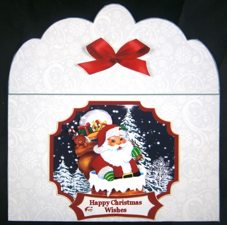 Santa In The Chimney - Money Wallet by Linda Short