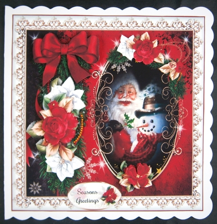 Santa 04 Christmas Mini Page Kit by Linda Short