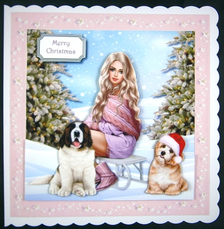Love me, love my dogs Christmas by Linda Short