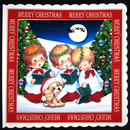 Its been a long night Christmas card topper by Linda Short