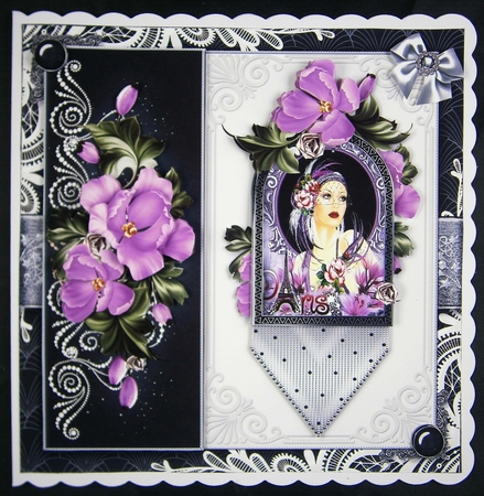 PARIS LADIES_Art Deco Silver Series- BUNDLE by Linda Short