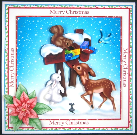 CHRISTMAS POSTBOX by Linda Short