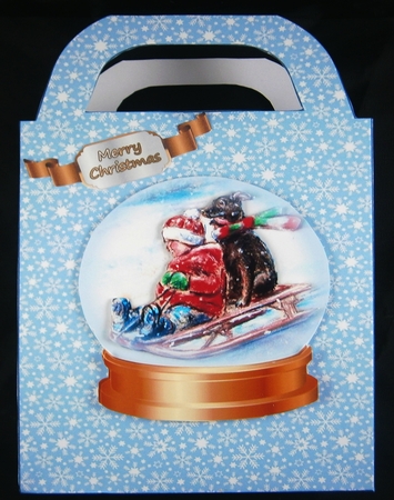 SNOWGLOBES WINTER DOGGIES by Linda Short