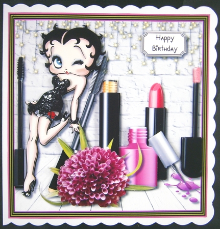 Betty Boop with Makeup by Linda Short