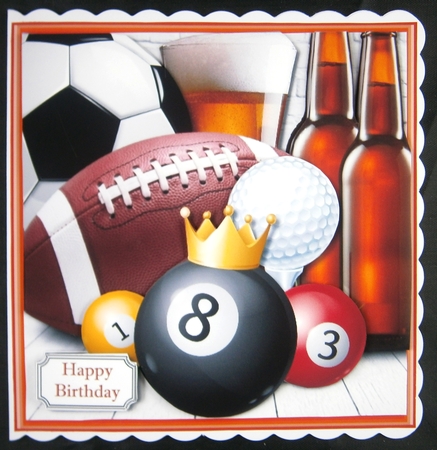 Birthday Balls n Beer by Linda Short