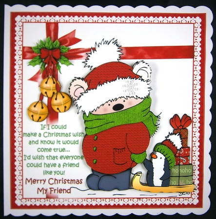 8x8 My Christmas friend mini kit by Linda Short
