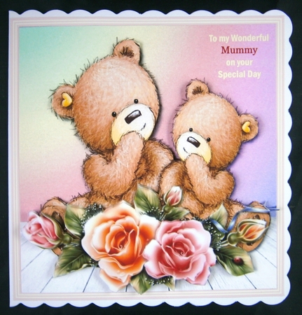 Cute Bears for Birthday or Mothers Day by Linda Short