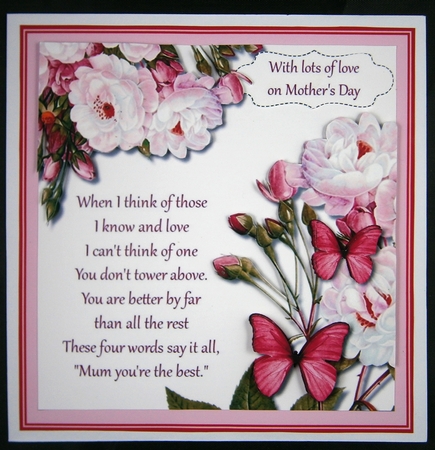Mum Birthday or Mothers Day  by Linda Short