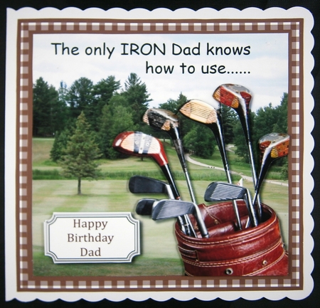 The only IRON Dad knows how to use... by Linda Short