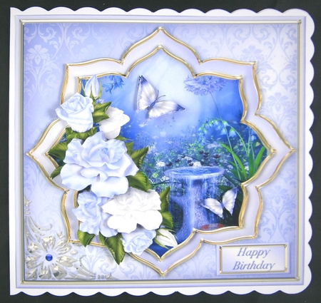 Woodland Clearing - Stacked Petal Card Mini Kit by Linda Short