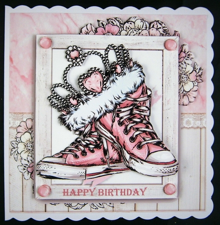 Rustic Crowned Trainers 7x7 Mini Kit by Linda Short