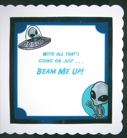 Beam Me Up! Complete Card and Inserts Kit by Linda Short