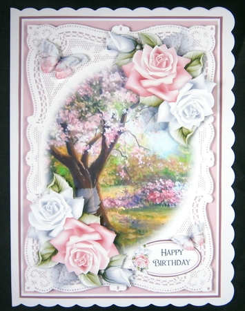Lace and Roses 5 by Linda Short