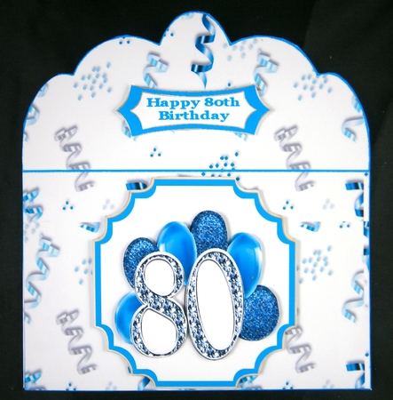 Happy 80th Birthday - Money Wallet by Linda Short