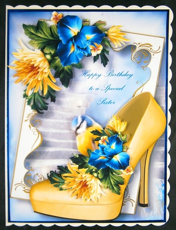 Fabulous Shoes - Spring Garden A5 by Linda Short
