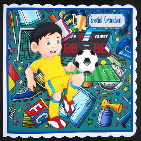 Little football star by Linda Short
