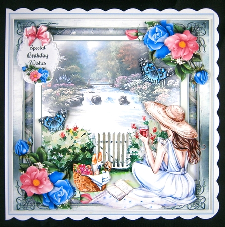 Bumper Kit of 4 Scenic Watercolour Mini Page Kits by Linda Short