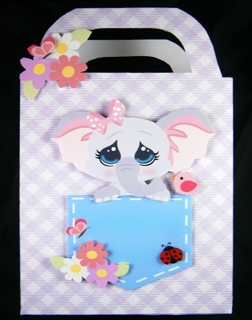 Happy Spring Elephants Coordinating Digital Paper Pack by Linda Short