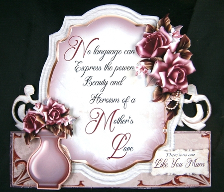 Mother of Mine Shaped Card and Envelope Bumper Kit by Linda Short