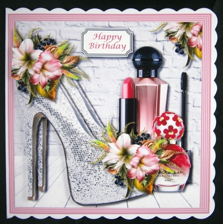 Shoes, perfume and petals by Linda Short