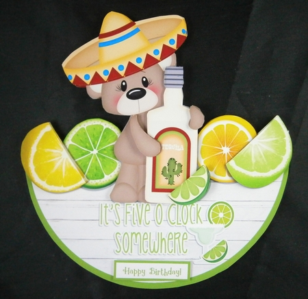 TEQUILA TIME ROCKER CARD by Linda Short