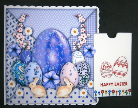 Easter Envelope Card - Lilac by Linda Short