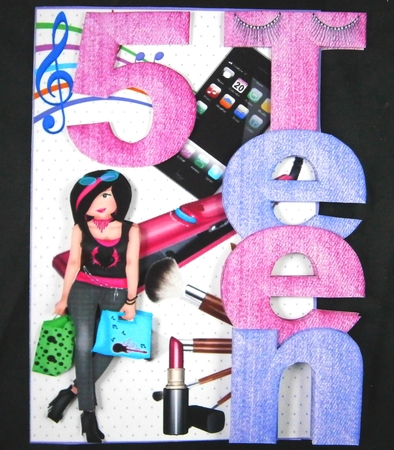Teen girl any age over the edge 2 mini kit by Linda Short