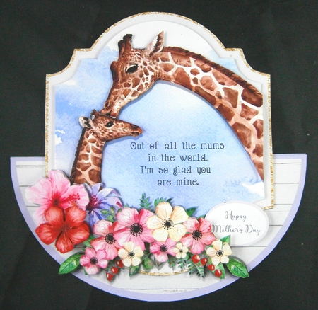 GIRAFFES KISS by Linda Short