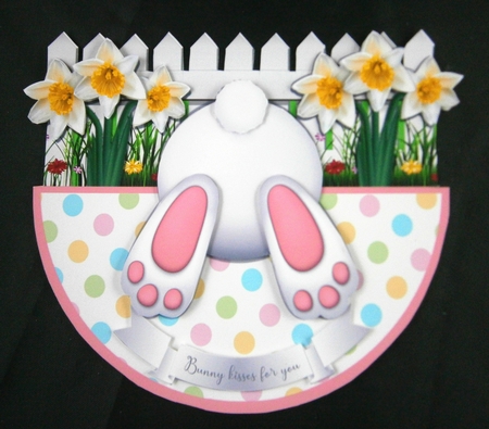EGG HUNT ROCKER CARD by Linda Short