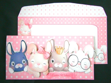 Easterbuns 3 DL Card Kit by Linda Short