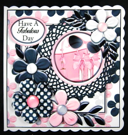 Pink Chic! Quick Card #3 by Linda Short