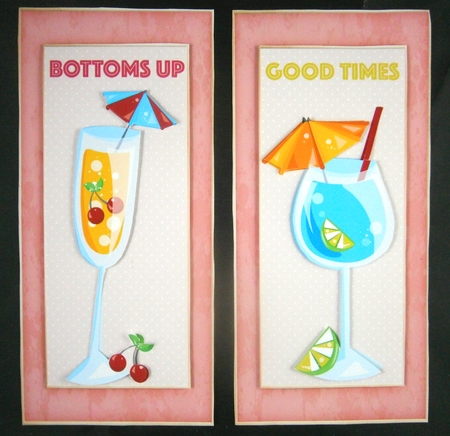 3 cocktails toppers 1 by Linda Short