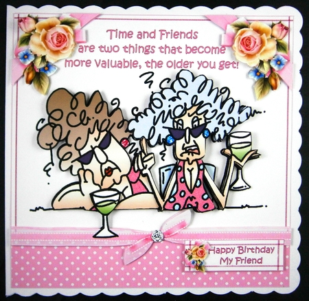 8x8 Stella and Margaret as you get older mini kit by Linda Short
