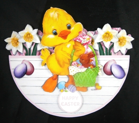 LITTLE DUCKY rocker card by Linda Short