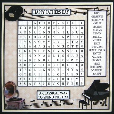 WORD SEARCH, COMPOSERS by Linda Short