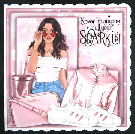 Always Sparkle Mini Card Kit #5 7x7 by Linda Short