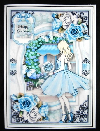 A Visit To The Florist 04 Mini Page Kit  by Linda Short