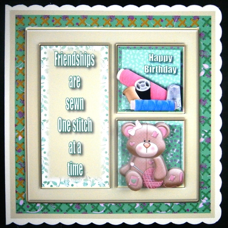 Friendships are sewn by Linda Short